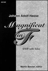 Magnificat in F-Choral Score SATB Choral Score cover